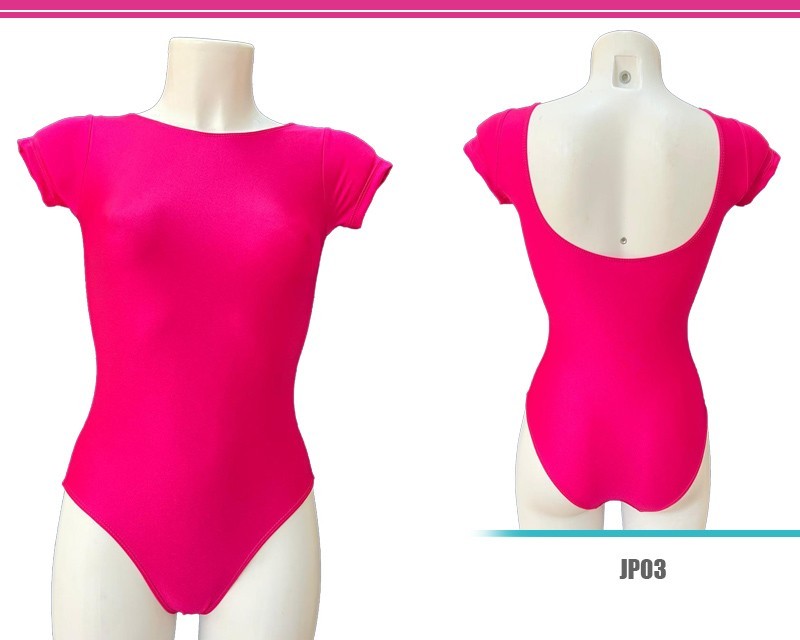 Boat neckline dance leotard