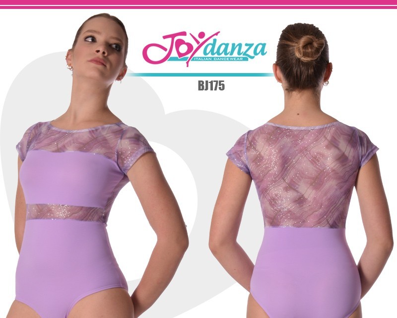 Patterned Mesh Dance Leotard